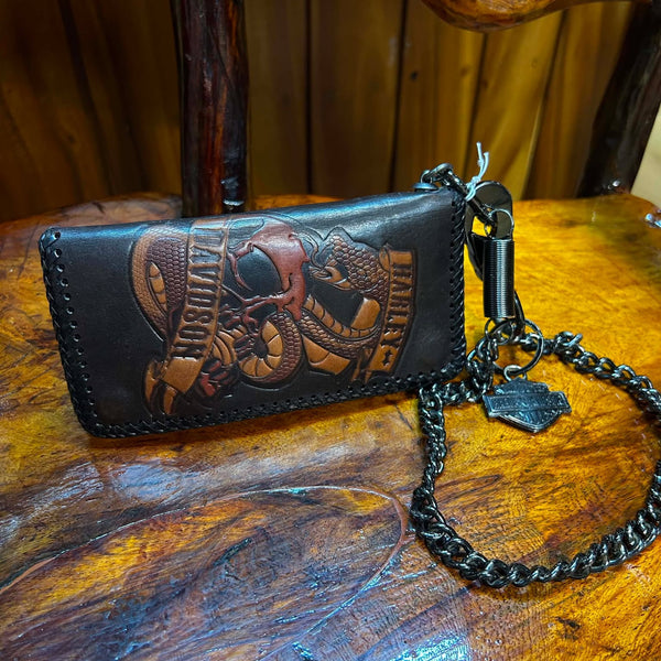 Harley-Davidson Leather Chain Wallet