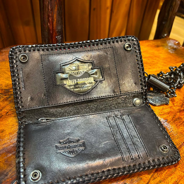 Harley-Davidson Leather Chain Wallet