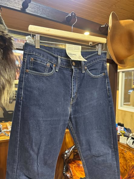 Levi's 510 Skinny jeans on hanger