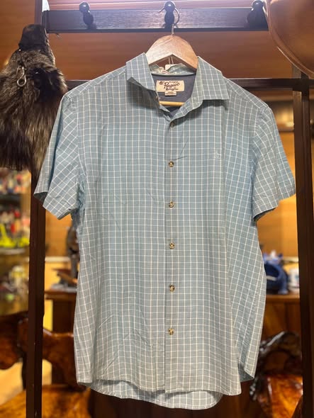 Original Penguin grid check shirt on hanger